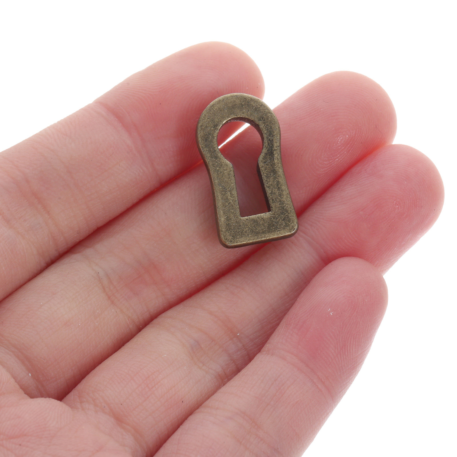 Furniture Hardware Locks - 12 個の楕円形亜鉛合金キーホールエスカッションプレート装飾キーホールカバーキャビネットドアドレッサー引き出し家具ロック用