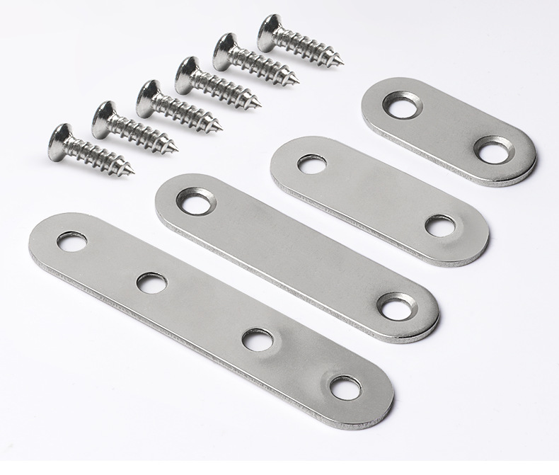 Furniture Grade Hardware - 工業用グレードのステンレス鋼コーナージョイントブラケット直角家具コネクタハードウェア補修プレート木製棚用