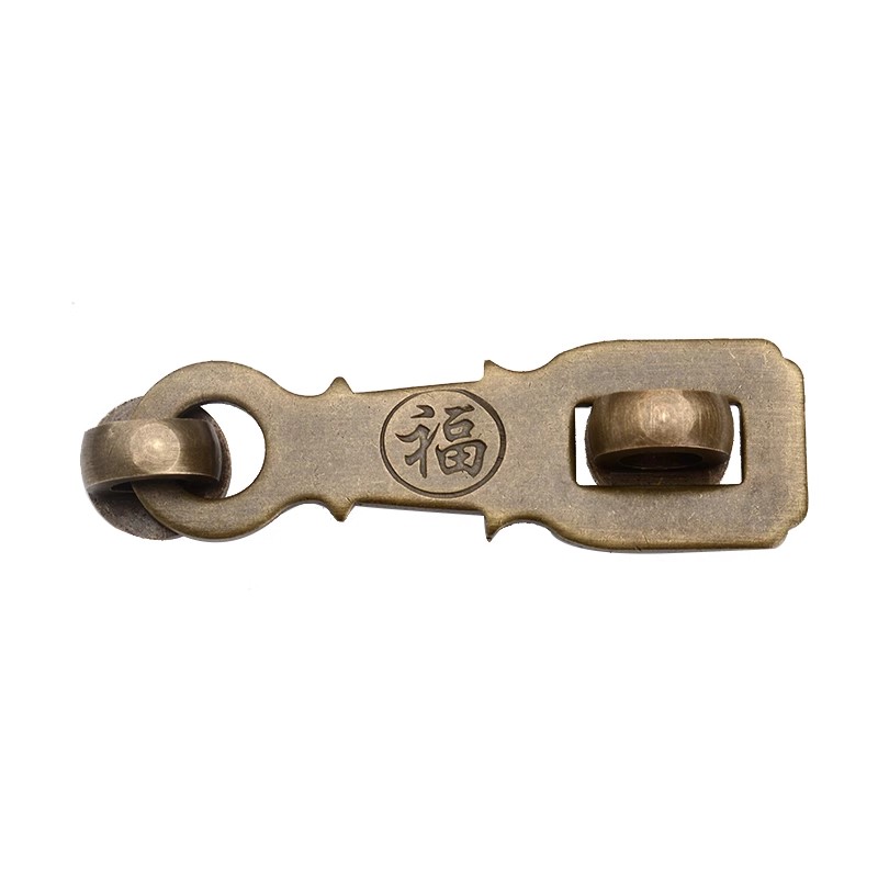 Furniture Hardware Antique - FU 家具ドア真鍮掛け金キャビネットロックバックルアンティーク引き出しボルトガーデン盗難防止ハードウェア部分