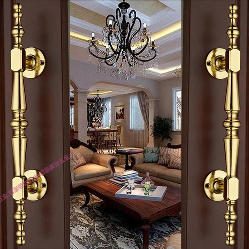 Furniture Hardware Antique - ヨーロッパのアンティークブロンズハンドル,木製ドアガラス,テレビ,ホテルの木製ドアプル,家具ハードウェア,1個