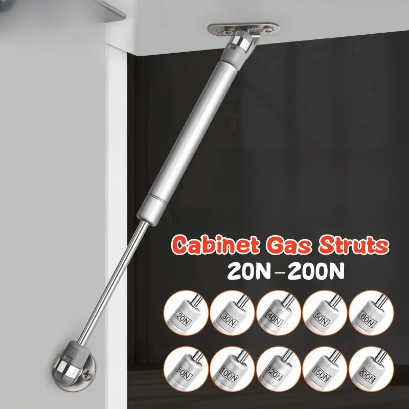 Furniture Hardware Hinges - 20N-200N 銅力キャビネットドアリフトサポートガスストラット油圧ヒンジキッチン食器棚ガススプリングヒンジ家具ハードウェア