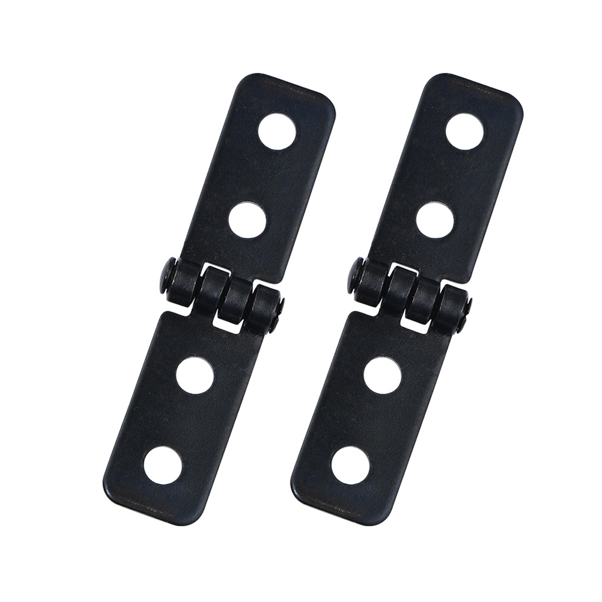 Furniture Hardware Antique - 家具用の長方形の金属製ヒンジ、木製ボックス用のミニヒンジ、キャビネットドア、アンティークハードウェア、手作り工芸品、黒、2個