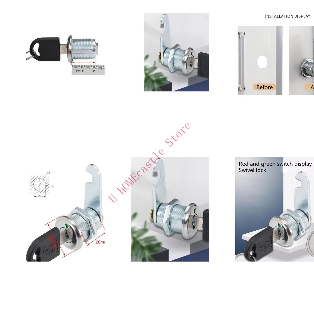 63HF 2セット引き出しカムロックセキュリティキャビネット - Furniture Hardware Cam Lock のレビューと価格