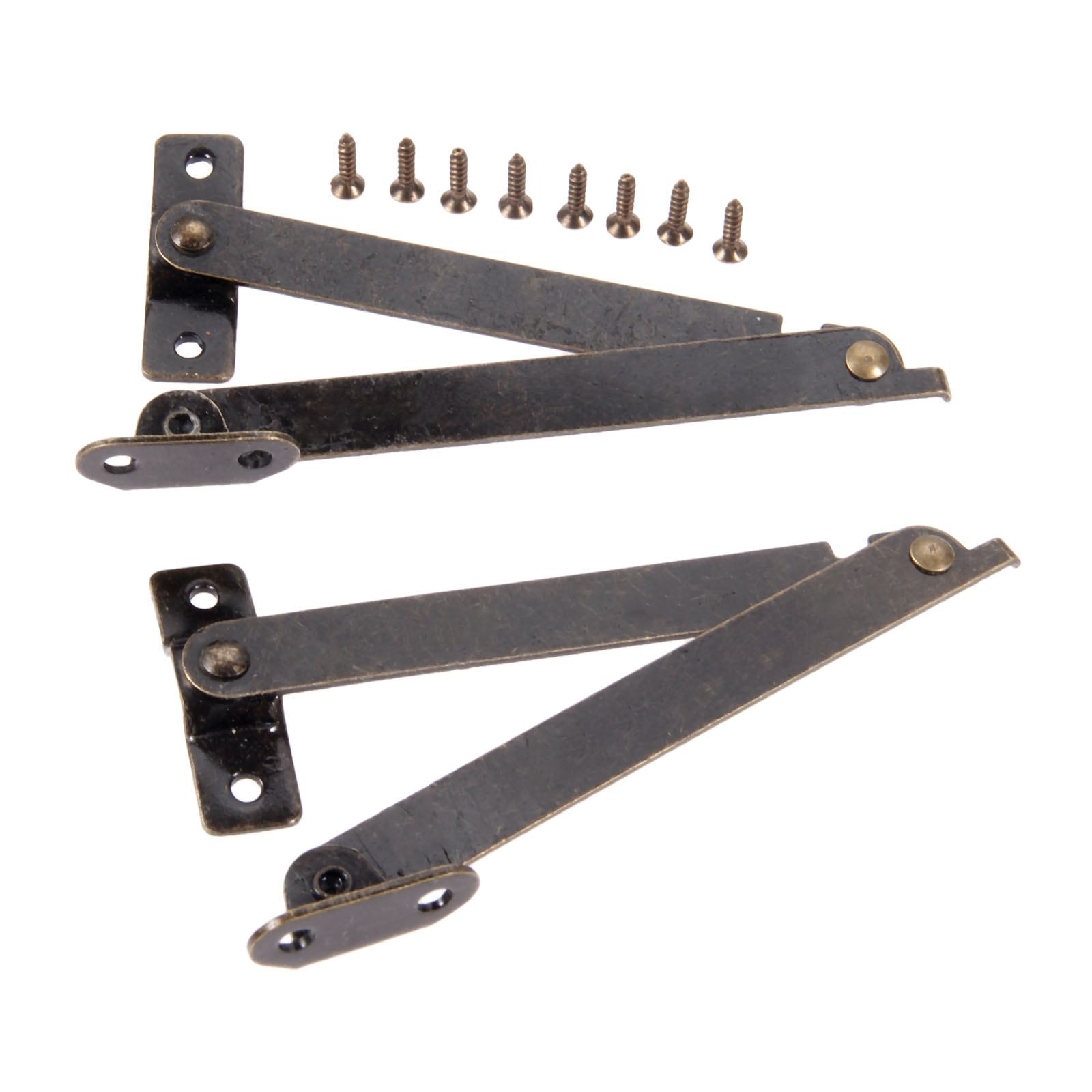 2 個の蓋サポートヒンジ木製キッチン食器棚ドアキャビネット装 - Furniture Hardware Antique のレビューと価格