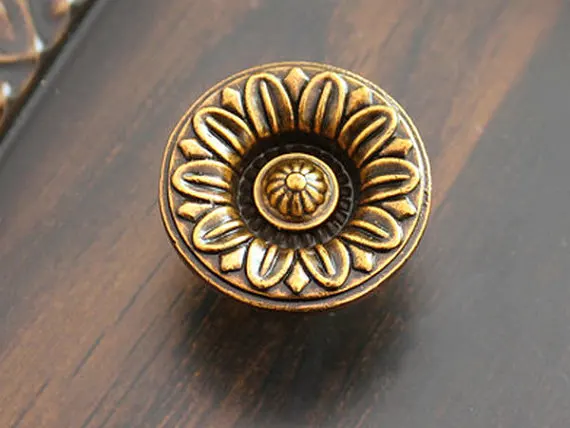 ヴィンテージ引き出し取手ハンドルドロップ取手保釈リングアンテ - Furniture Hardware Drop Pulls のレビューと価格