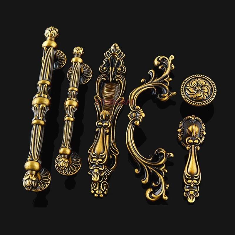 古代風のデスク引き出しノブ高品質亜鉛合金キッチンキャビネット - Quality Furniture Hardware のレビューと価格