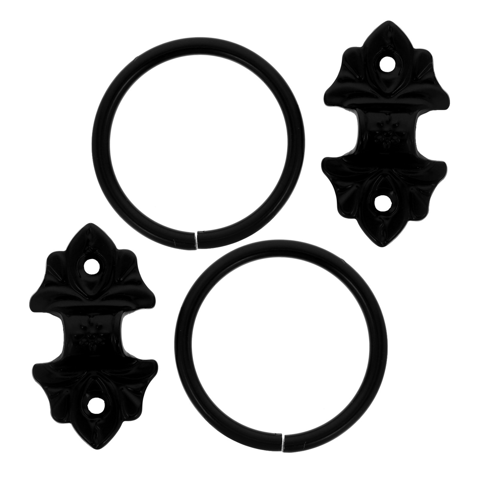 2 個ヴィンテージラウンドプルリング引き出しハンドルクラシッ - Furniture Hardware Drop Pulls のレビューと価格