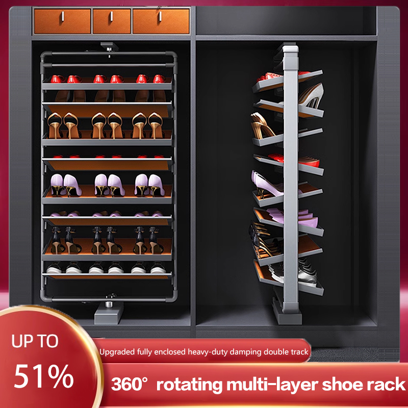 家庭用回転靴ラック,多機能折りたたみ靴ラック,伸縮式,プッシ - Furniture Rotating Hardware のレビューと価格