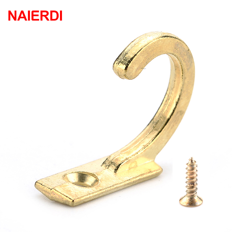 Naierdi-小さなアンティークウォールフック,10個,湾 - Furniture Hardware Antique のレビューと価格