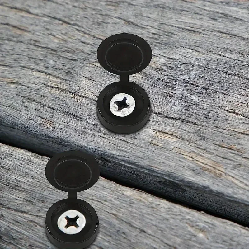ヒンジ付きプラスチックねじキャップカバー、折りたたみスナップ - Furniture Hardware Hinges のレビューと価格