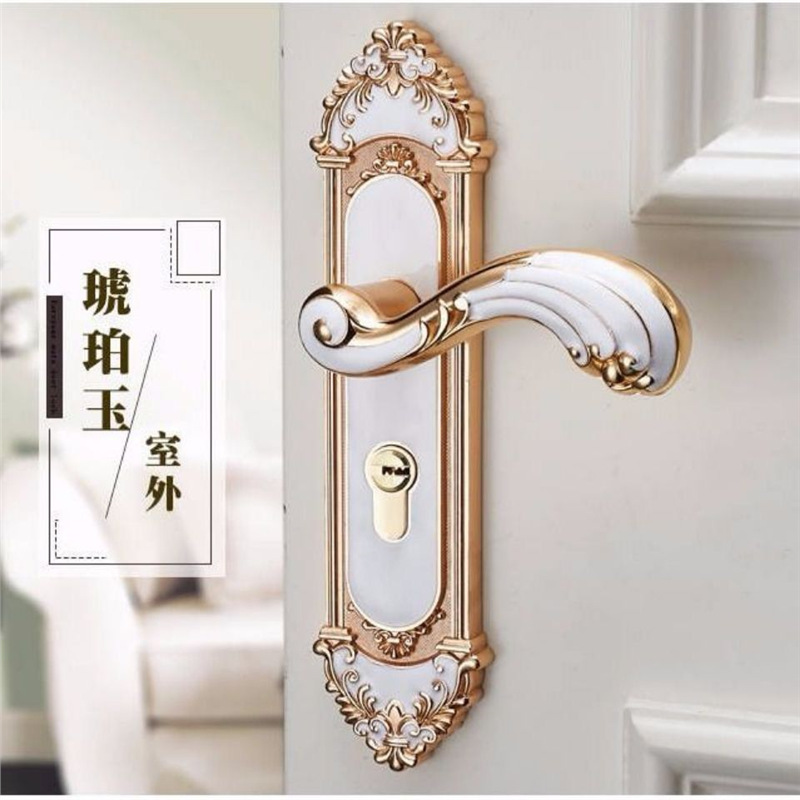 ヨーロッパスタイルのミュートルームドアロックハンドルファッシ - Furniture Hardware Locks のレビューと価格