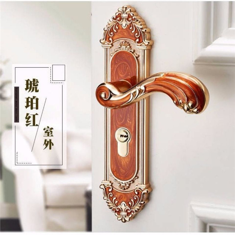 ヨーロッパスタイルのミュートルームドアロックハンドルファッシ - Furniture Hardware Locks のレビューと価格