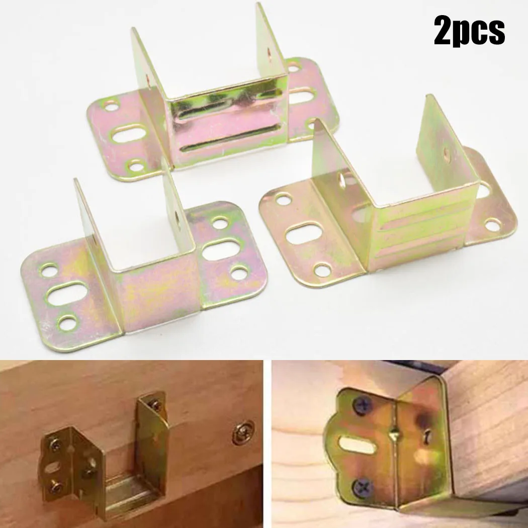 U字型金属製ベッドブラケット、ヒンジ取り付けコネクタ、ハード - Furniture Hardware Hinges のレビューと価格