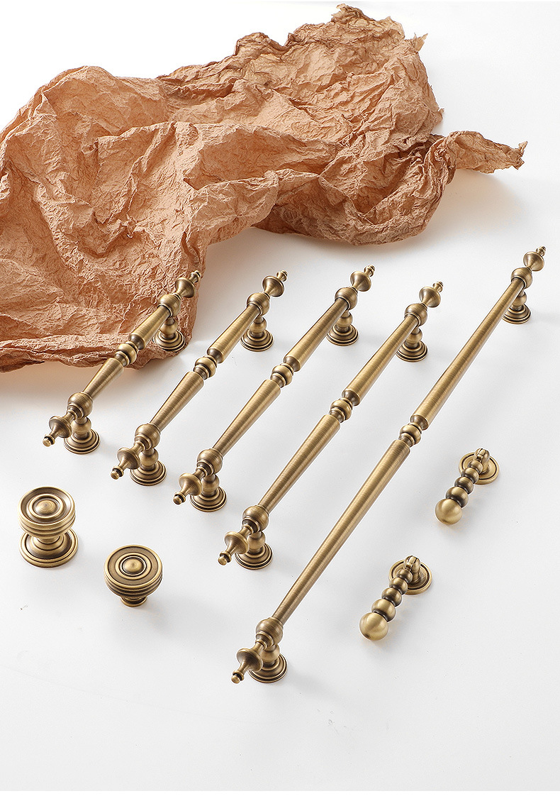 ソリッドブラスキャビネットドロッププル家具ハードウェアキッチ - Furniture Hardware Drop Pulls のレビューと価格