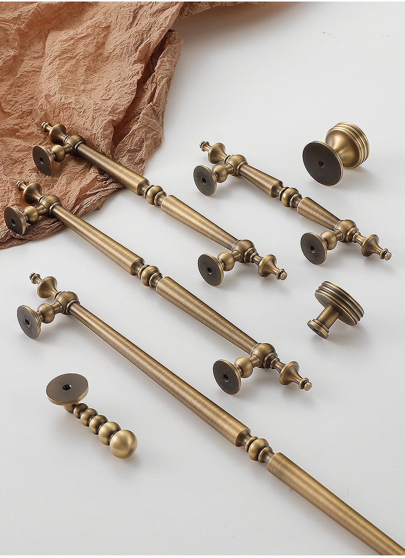 ソリッドブラスキャビネットドロッププル家具ハードウェアキッチ - Furniture Hardware Drop Pulls のレビューと価格