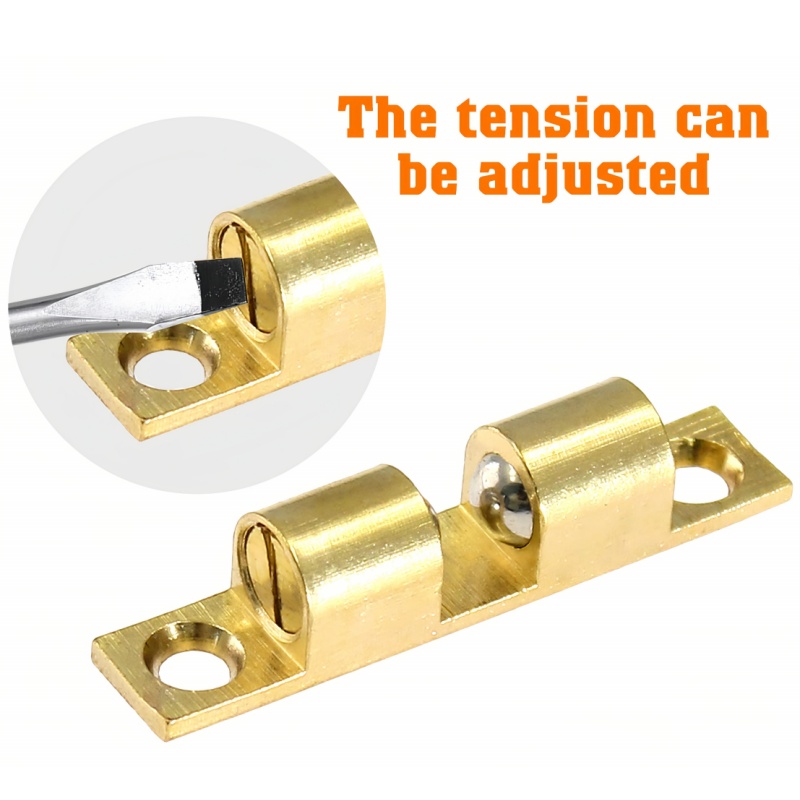 3/6 個キャビネットクローゼットドアボールキャッチ、真鍮ダ - Furniture Hardware Locks のレビューと価格