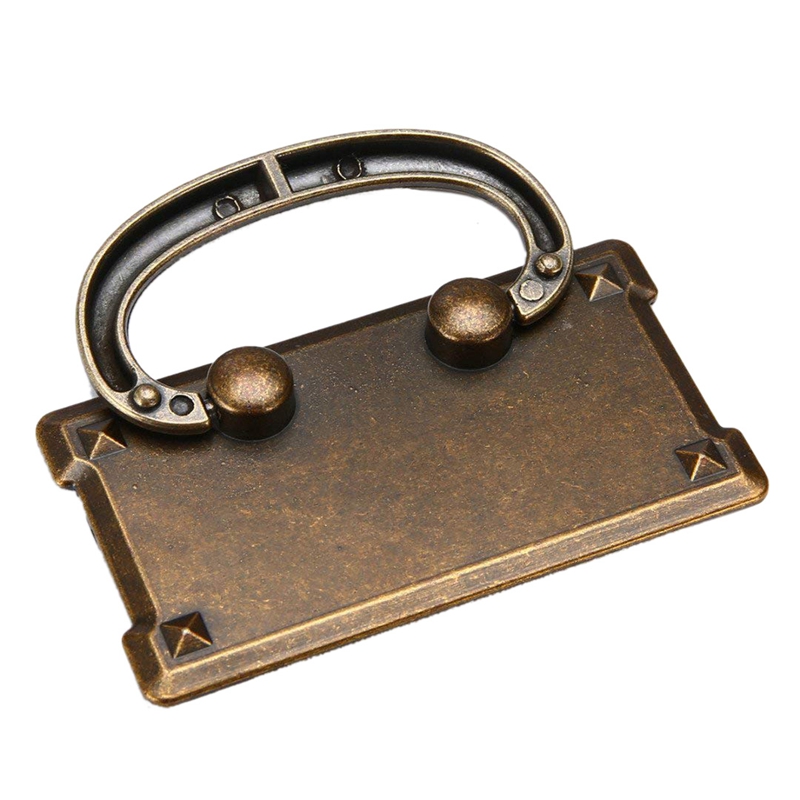 4ピースヴィンテージアンティークブロンズ引き出しリングプルハ - Furniture Hardware Antique のレビューと価格