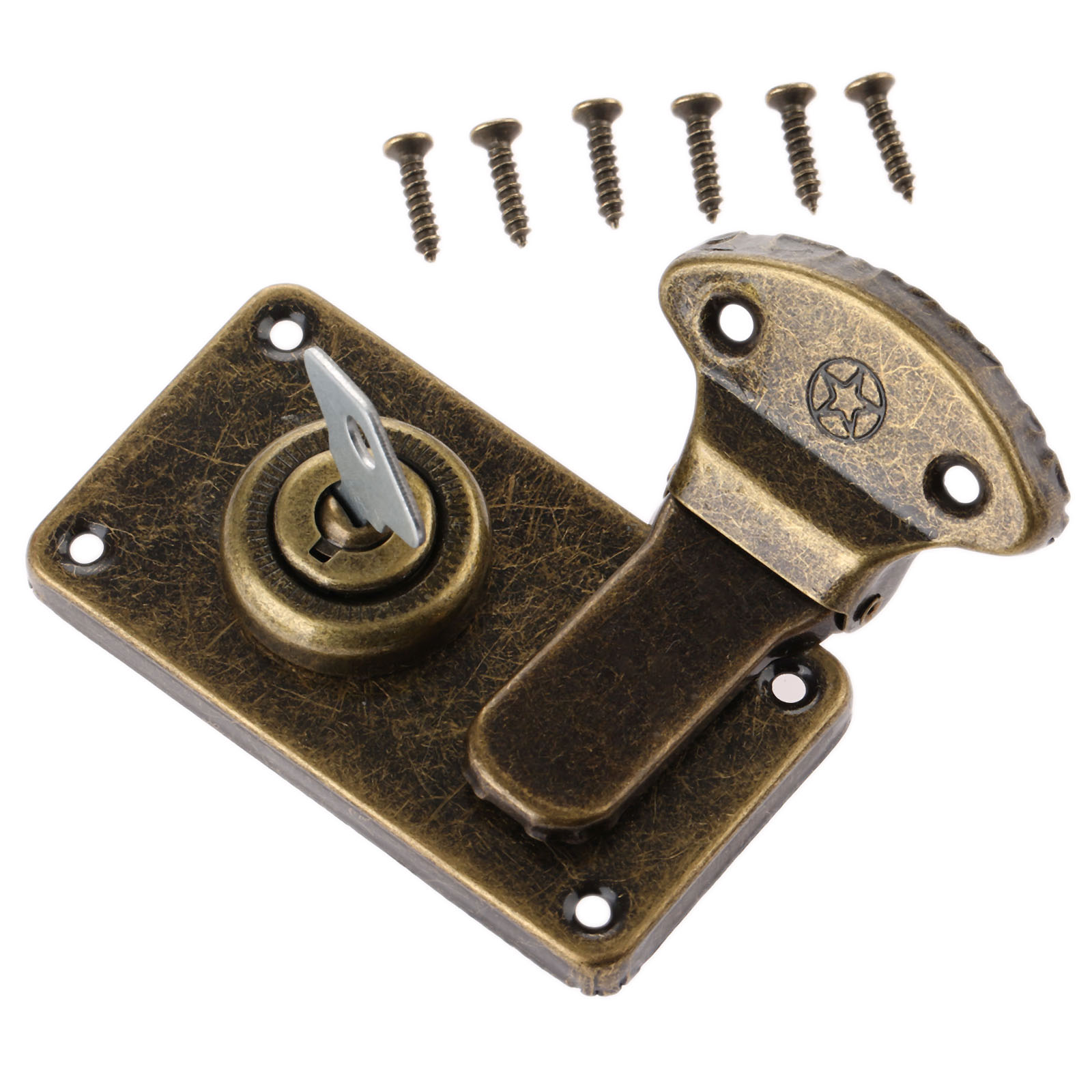 ヴィンテージ家具ハードウェアアンティークボックスラッチ装飾掛 - Furniture Hardware Antique のレビューと価格
