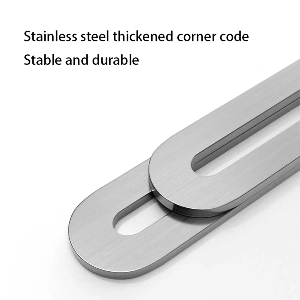 ホワイトステンレス鋼 L/T タイプコーナーブラケット防錆壁 - Furniture Hardware Types のレビューと価格