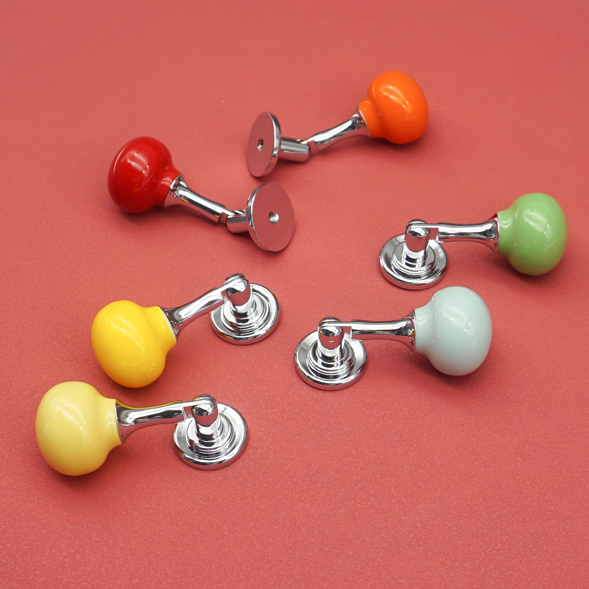 子供用セラミックボールキャビネットハンドル、家具ハードウェア - Furniture Hardware Drop Pulls のレビューと価格