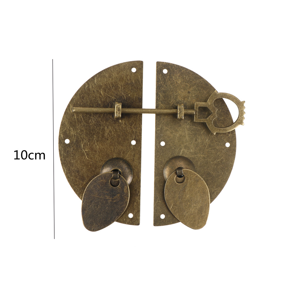 1セット中国風家具金物鉄製ドアノッカープルヴィンテージロック - Furniture Hardware Locks のレビューと価格