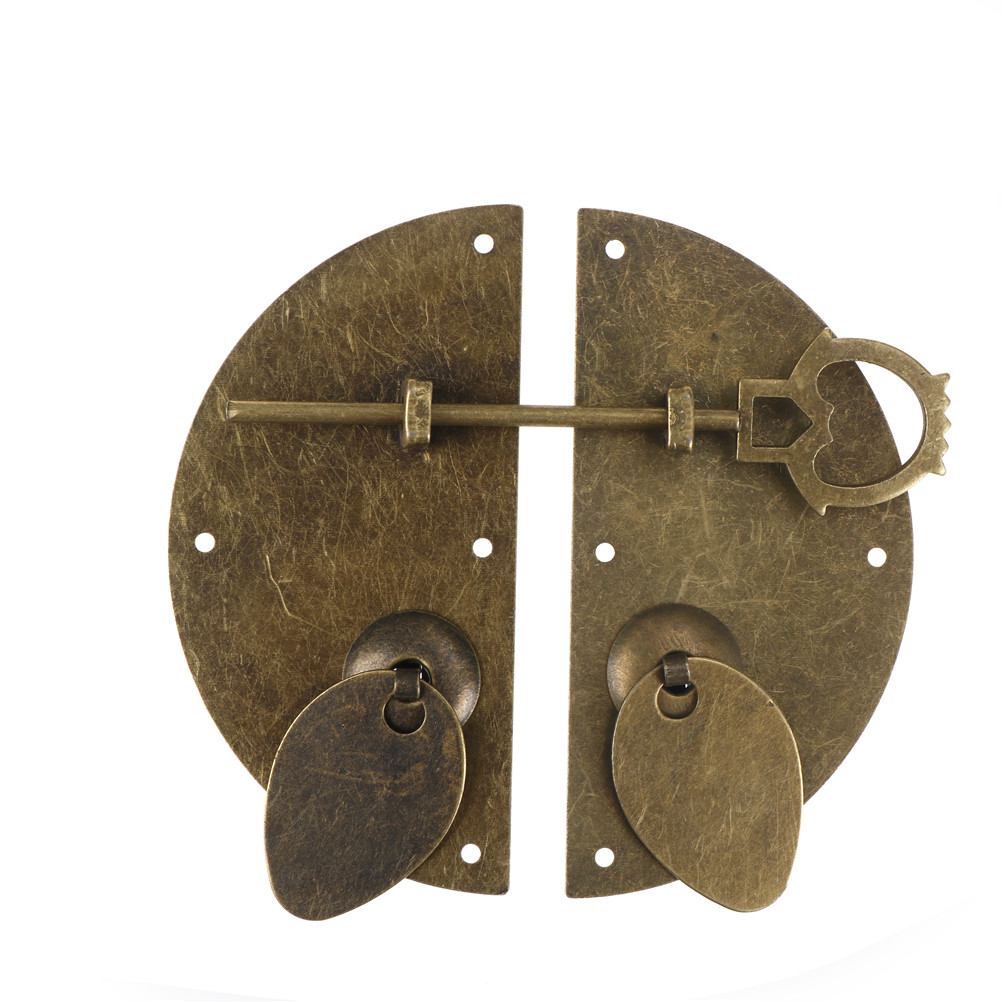 1セット中国風家具金物鉄製ドアノッカープルヴィンテージロック - Furniture Hardware Locks のレビューと価格