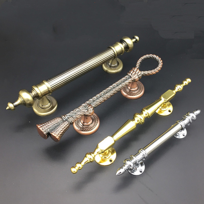 ヨーロッパのアンティークブロンズハンドル,木製ドアガラス,テ - Furniture Hardware Antique のレビューと価格