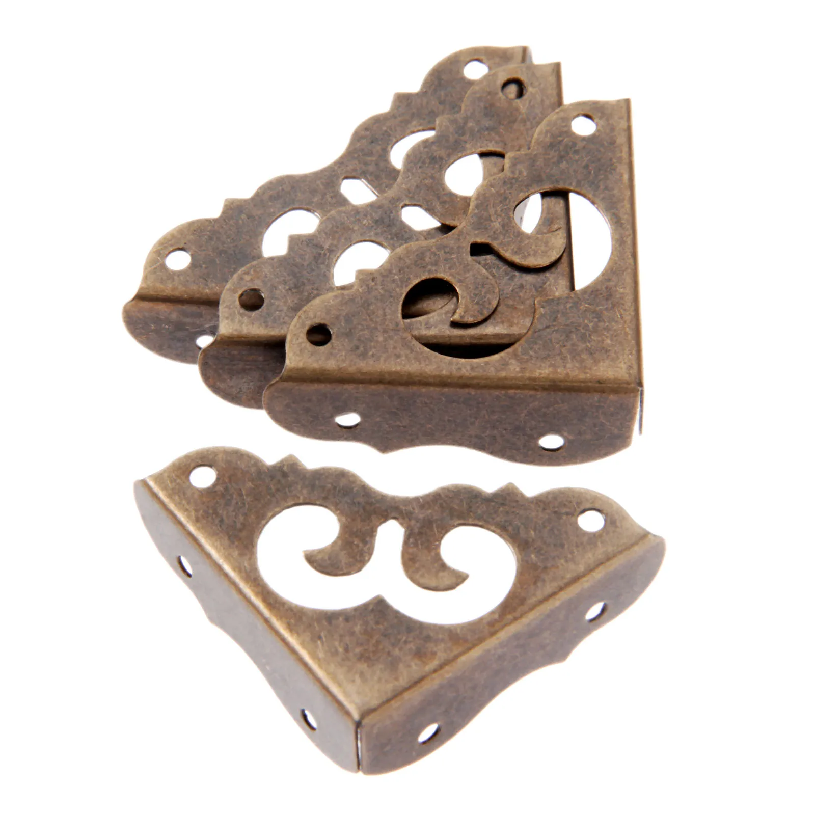 7ピース/セットアンティークブロンズパドロックラッチハチュー - Furniture Hardware Hinges のレビューと価格