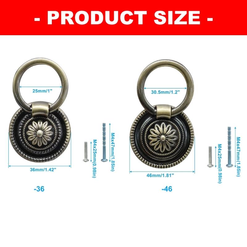 アンティークブロンズドロッププル引き出しハードウェアセット6 - Furniture Hardware Drop Pulls のレビューと価格