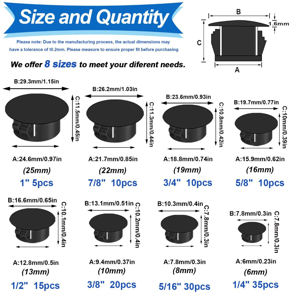 135 個ブラックカバーネジ式プラグヘッド家具ワッシャープラ - Furniture Hardware Types のレビューと価格