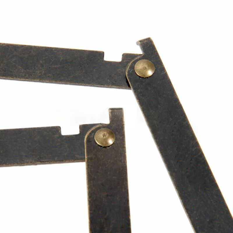 2PC アンティークブロンズ蓋サポートヒンジキッチンキャビネ - Furniture Hardware Hinges のレビューと価格