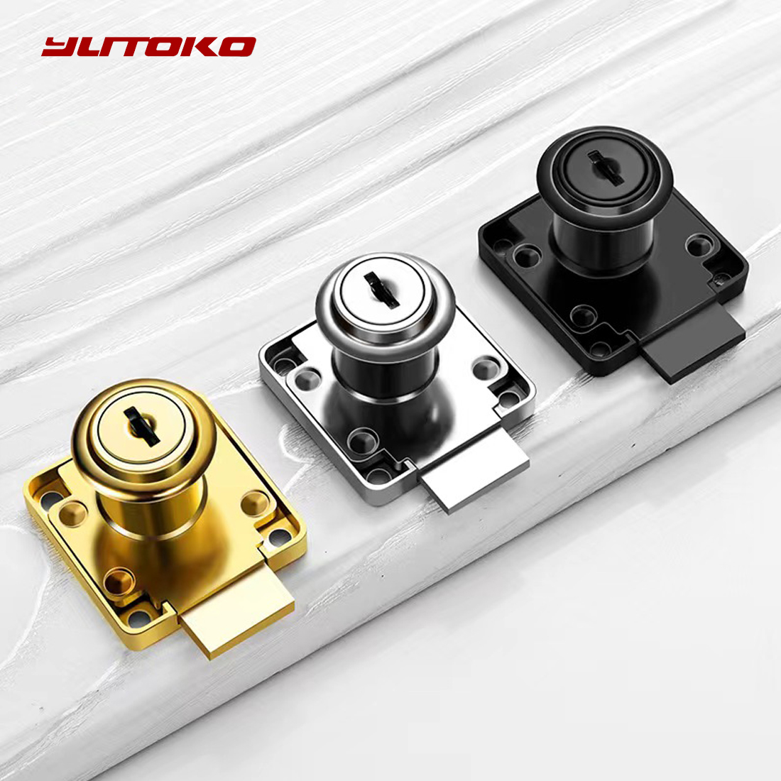 Yutoko 高級デスク引き出しロック ワードローブロック  - Furniture Hardware Locks のレビューと価格