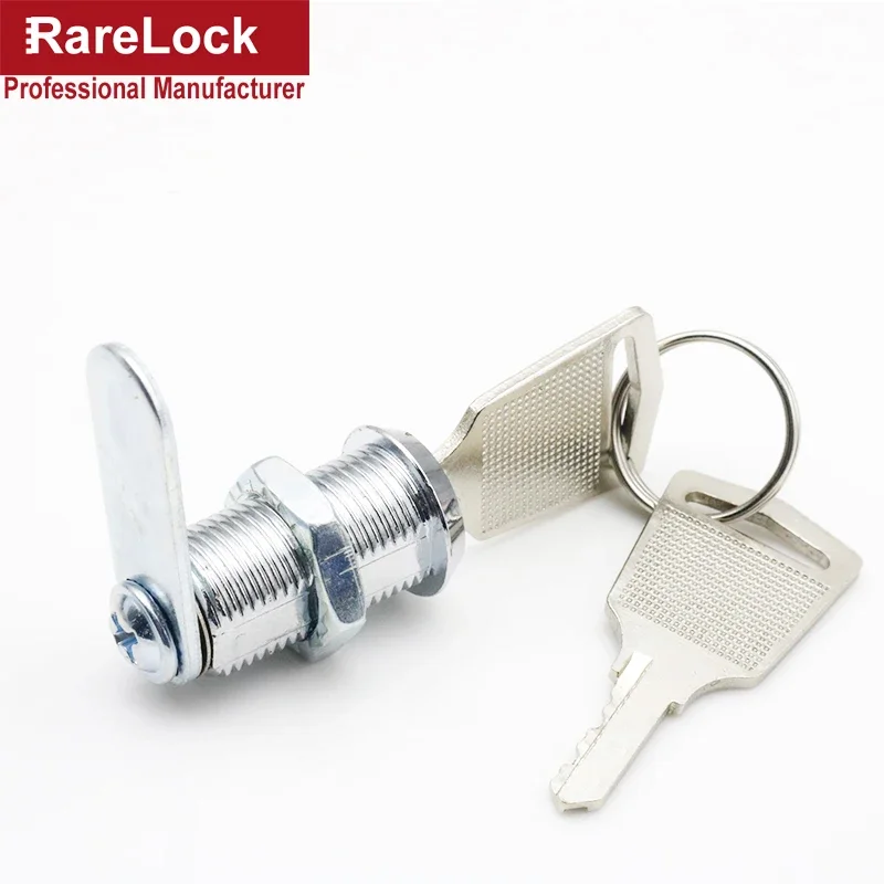 2つのキー直径のミニカメラロック,亜鉛合金,キャビネット引き - Furniture Hardware Cam Lock のレビューと価格