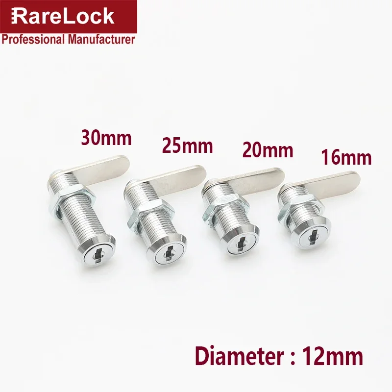 2つのキー直径のミニカメラロック,亜鉛合金,キャビネット引き - Furniture Hardware Cam Lock のレビューと価格