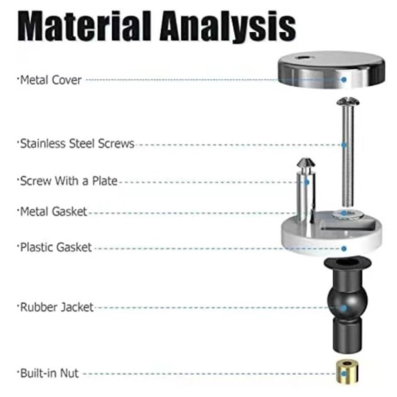 2 個の便座ヒンジトップフィックスヒンジパック取り付け交換用 - Furniture Hardware Hinges のレビューと価格