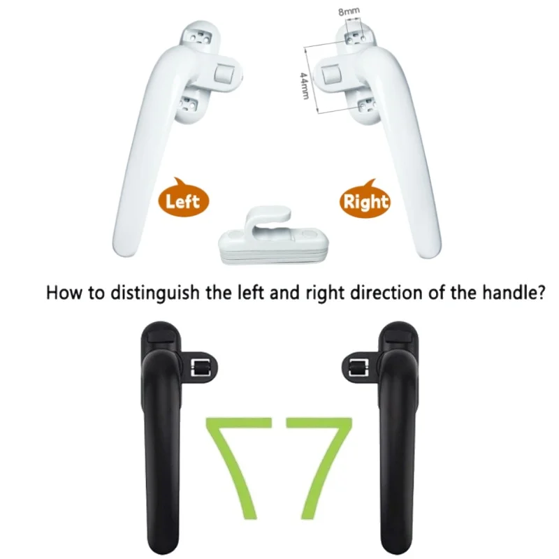 ユニバーサル開き窓ハンドルドアハンドルホイールロックバックル - Furniture Hardware Locks のレビューと価格