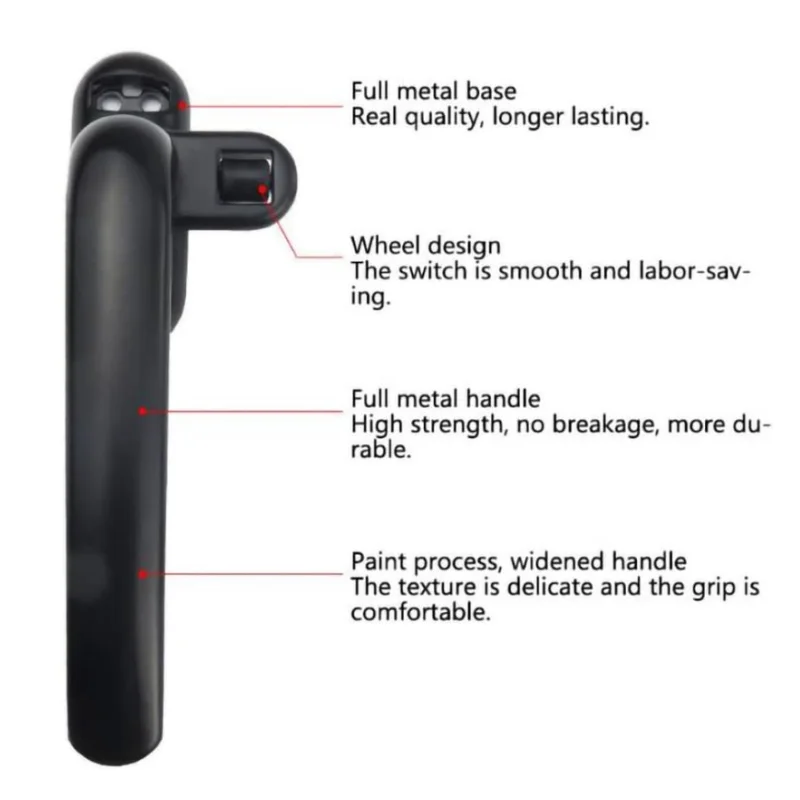 ユニバーサル開き窓ハンドルドアハンドルホイールロックバックル - Furniture Hardware Locks のレビューと価格