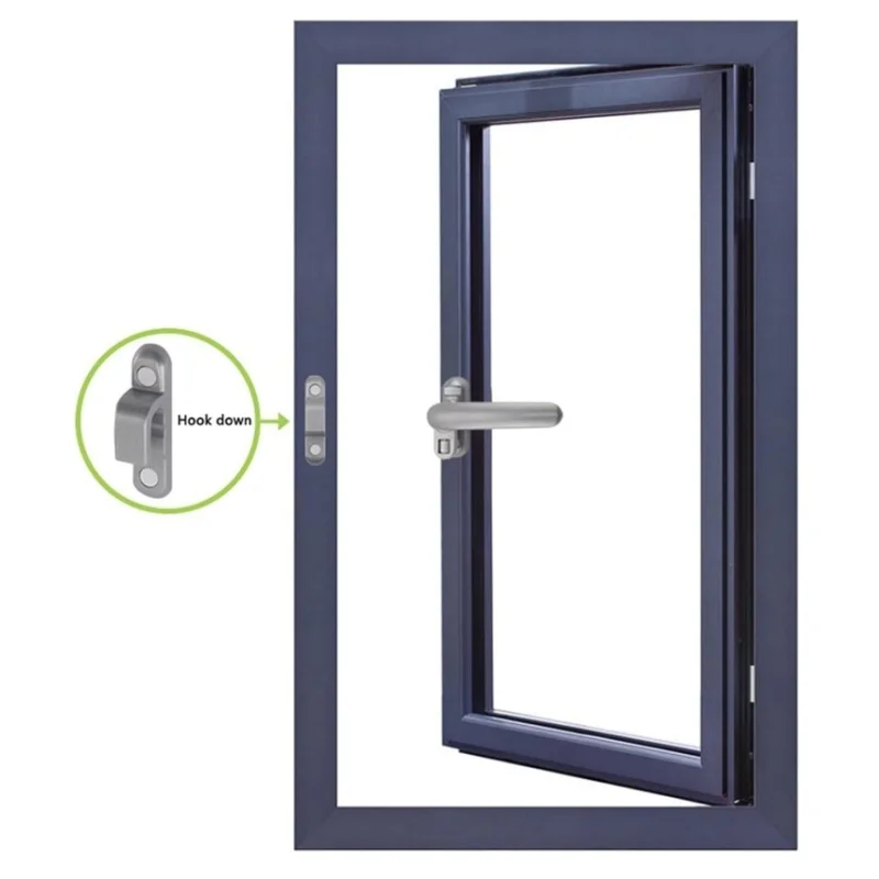 ユニバーサル開き窓ハンドルドアハンドルホイールロックバックル - Furniture Hardware Locks のレビューと価格