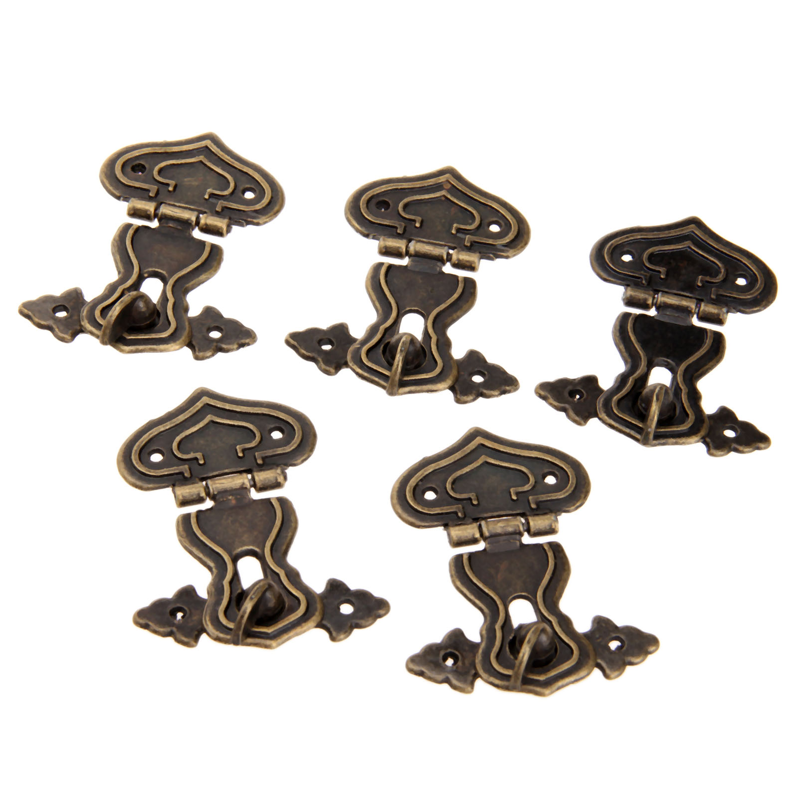 アンティーク金属装飾フック,63x47mm,5個,階段,木製 - Furniture Hardware Antique のレビューと価格