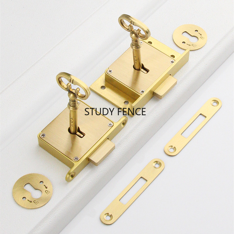 1PC アンティーク金属引き出しロックワインキャビネットドア - Furniture Hardware Locks のレビューと価格