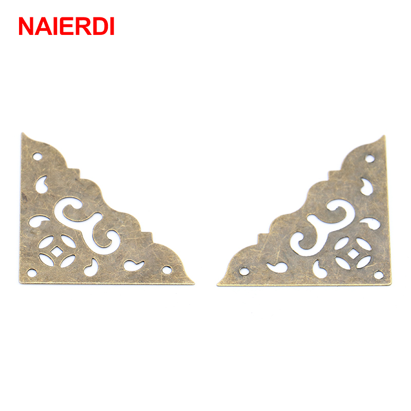 Naierdi-ブロンズ装飾コーナープロテクター,ジュエリー - Furniture Hardware Antique のレビューと価格