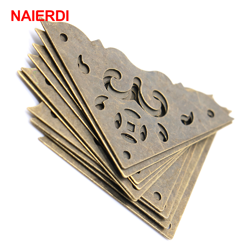 Naierdi-ブロンズ装飾コーナープロテクター,ジュエリー - Furniture Hardware Antique のレビューと価格