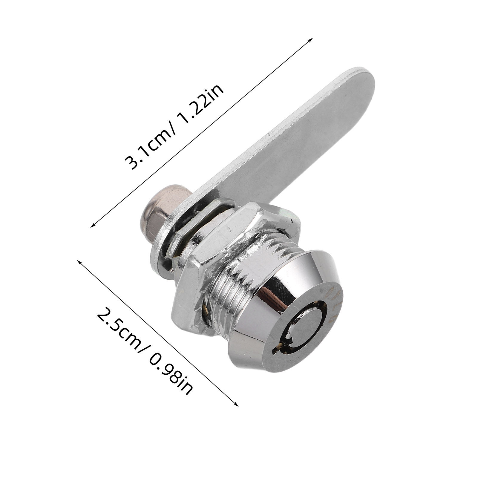 1 セット亜鉛合金カムロックシリンダーキャビネットロック交換 - Furniture Hardware Cam Lock のレビューと価格
