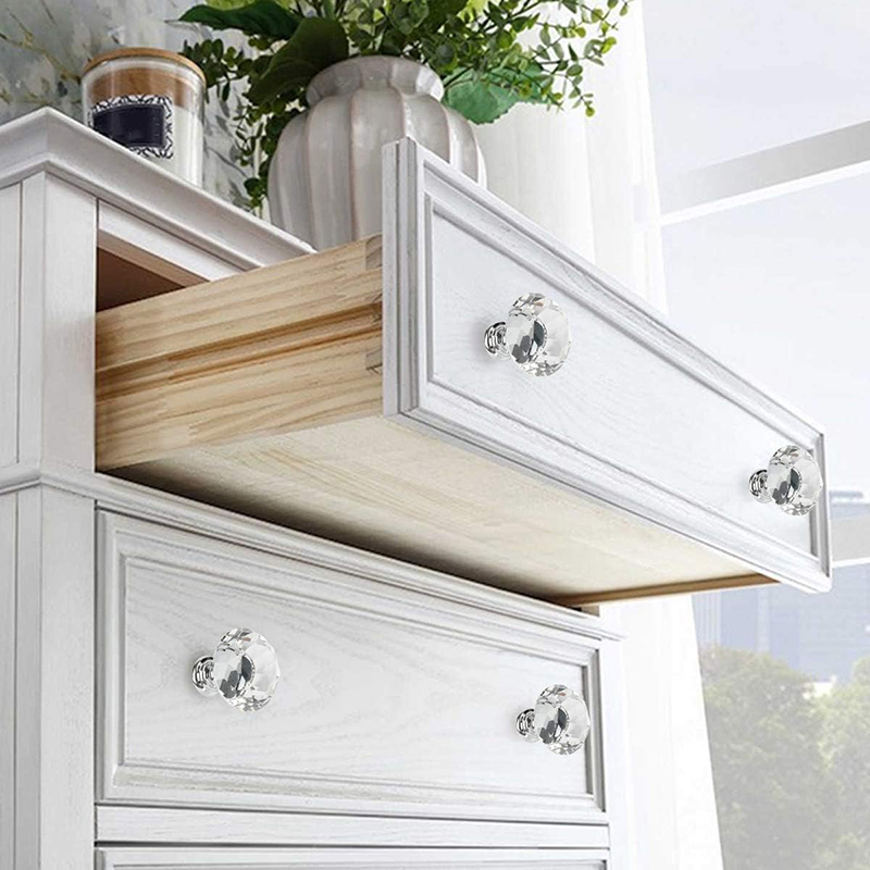 6 個のキャビネットノブネジ付き 30 ミリメートルラウンド - Furniture Joint Hardware のレビューと価格