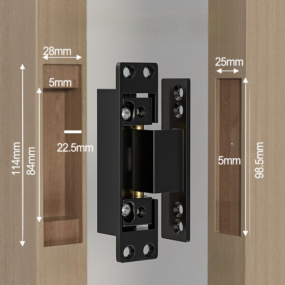 1個入り ブラック ドアヒンジ 隠しヒンジ 調整可能 クロス - Furniture Hardware Hinges のレビューと価格