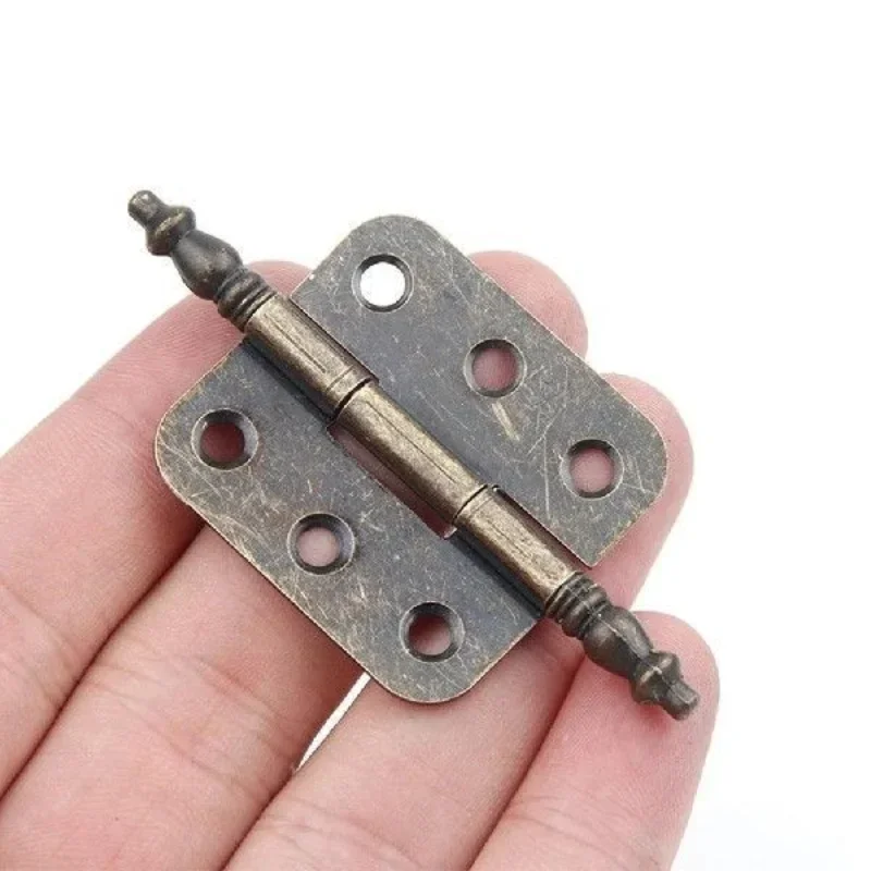 アンティークブロンズクラウンヒンジ、鉄の装飾、ドア、キャビネ - Furniture Hardware Antique のレビューと価格