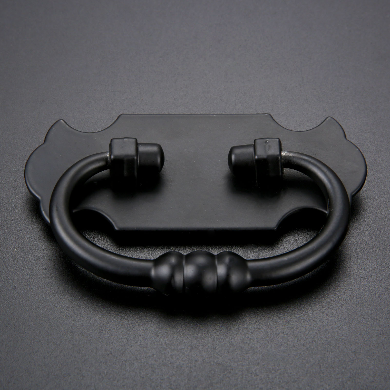 黒の亜鉛合金プル,1ピース,88x56mm,引き出しまたはド - Furniture Rotating Hardware のレビューと価格