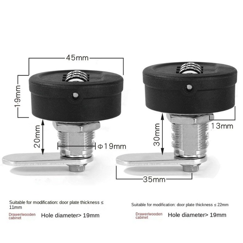 引き出しパスワードロック 20/30 ミリメートルネジ長食器 - Furniture Hardware Locks のレビューと価格